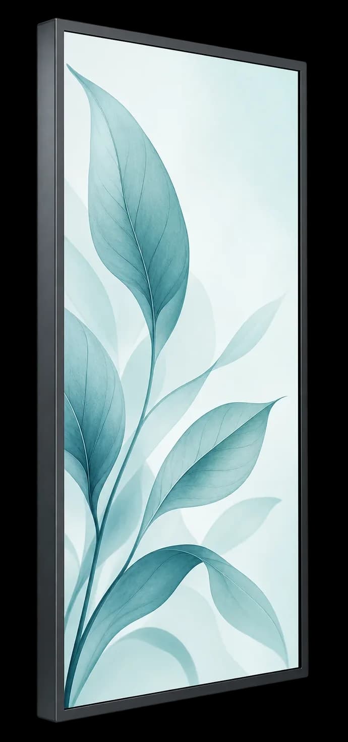 Schematische Darstellung eines 55-Zoll-Apotheken-Displays